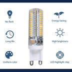 6pcs/lot G9 LED Lamp 7W 9W 10W 12W Corn Bulb AC 220V-240V SMD 2835 3014 Leds Lampada Led Light 360 Degrees Replace Halogen Lamp
