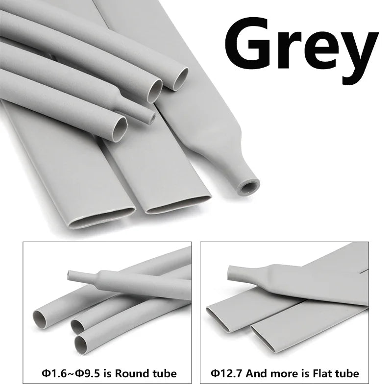 5Meters 3:1 Heat Shrink Tube With Glue Colorful 1.6-50mm Dual Wall Adhesive Lined Polyolefin Shrinkin ﻿Wrap Cable Protect Sleeve