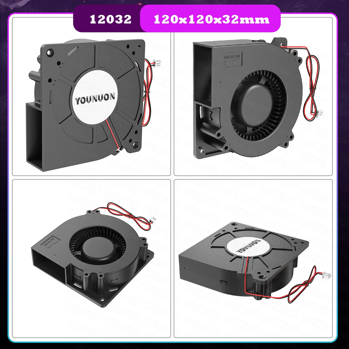 2PCS 5V USB Brushless Blower Cooling Fan USB Ventiliator Computer Case Cooler  PBT CPU Radiator USB Fan PC USB Gadgets