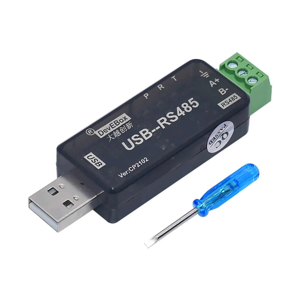 NEW CH340 CP2102 USB to RS485 serial port Industrial grade1500VRms transmission distance up to 1200 meters tested under 9600bps