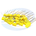 20pcs Polypropylene Safety Plastic Film 100V 1nF ~ 470nF 100nf 220nf 10nf 47nf 22nf 1nf 0.47uf 0.1uf 330nf Correction capacitor