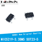 10Pcs/Lot MIC5219 LG33 MIC5219-3.3YM5 MIC5219-3.3BM5 MIC5219-3.3 LOD Voltage Regulator SMD SOT23-5 New Good Quality Chipset