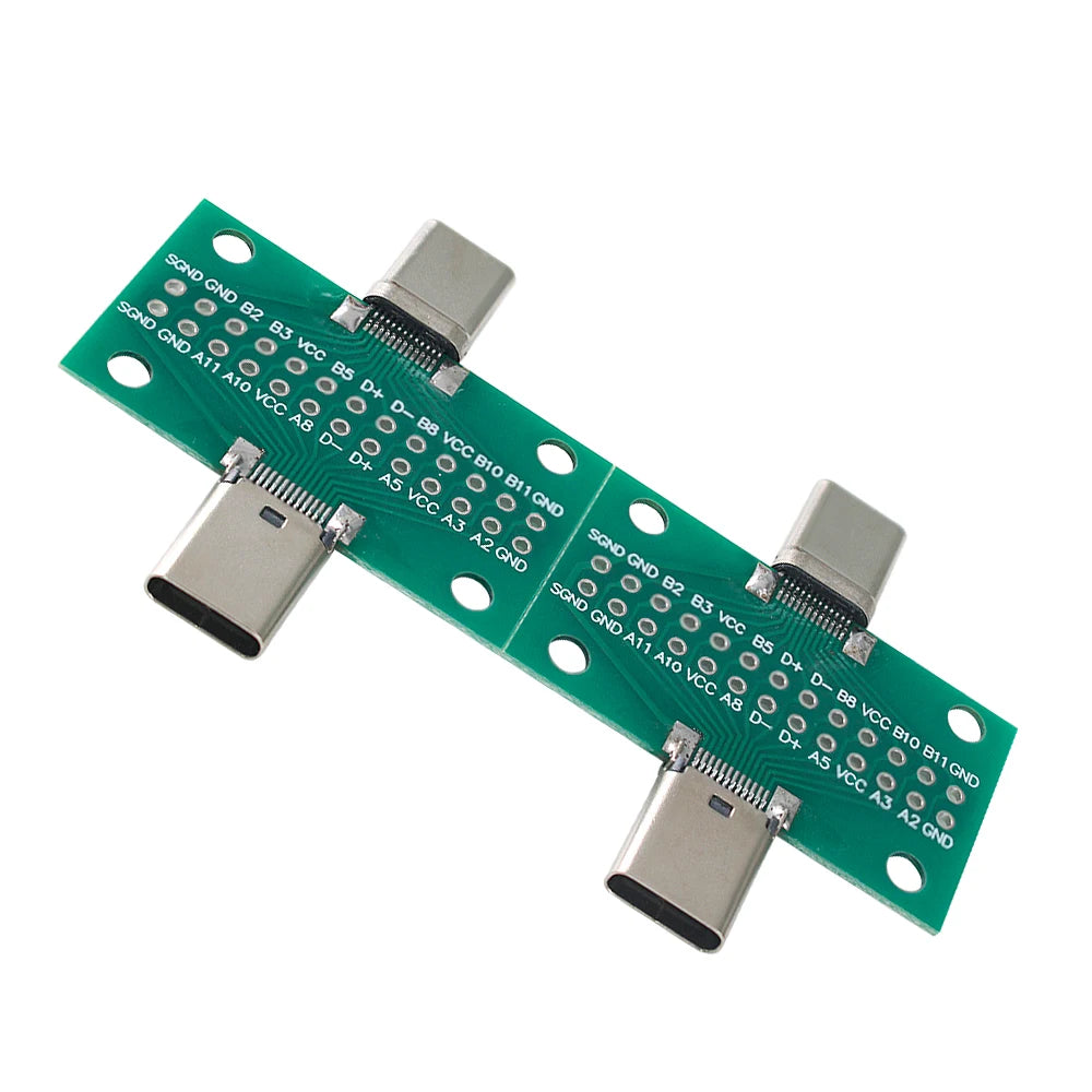 Type-C Test Board USB 3.1 Connector Module PCB Board Male /Female / Male to Female Head Convertor USB3.1 Transfer Adapter Plate