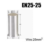 EN Copper Electrical Wire Non-Insulated Naked Sleeve Tubular Crimpare Connectors Tube Cord End Ferrules Cable Lug Crimp Terminal
