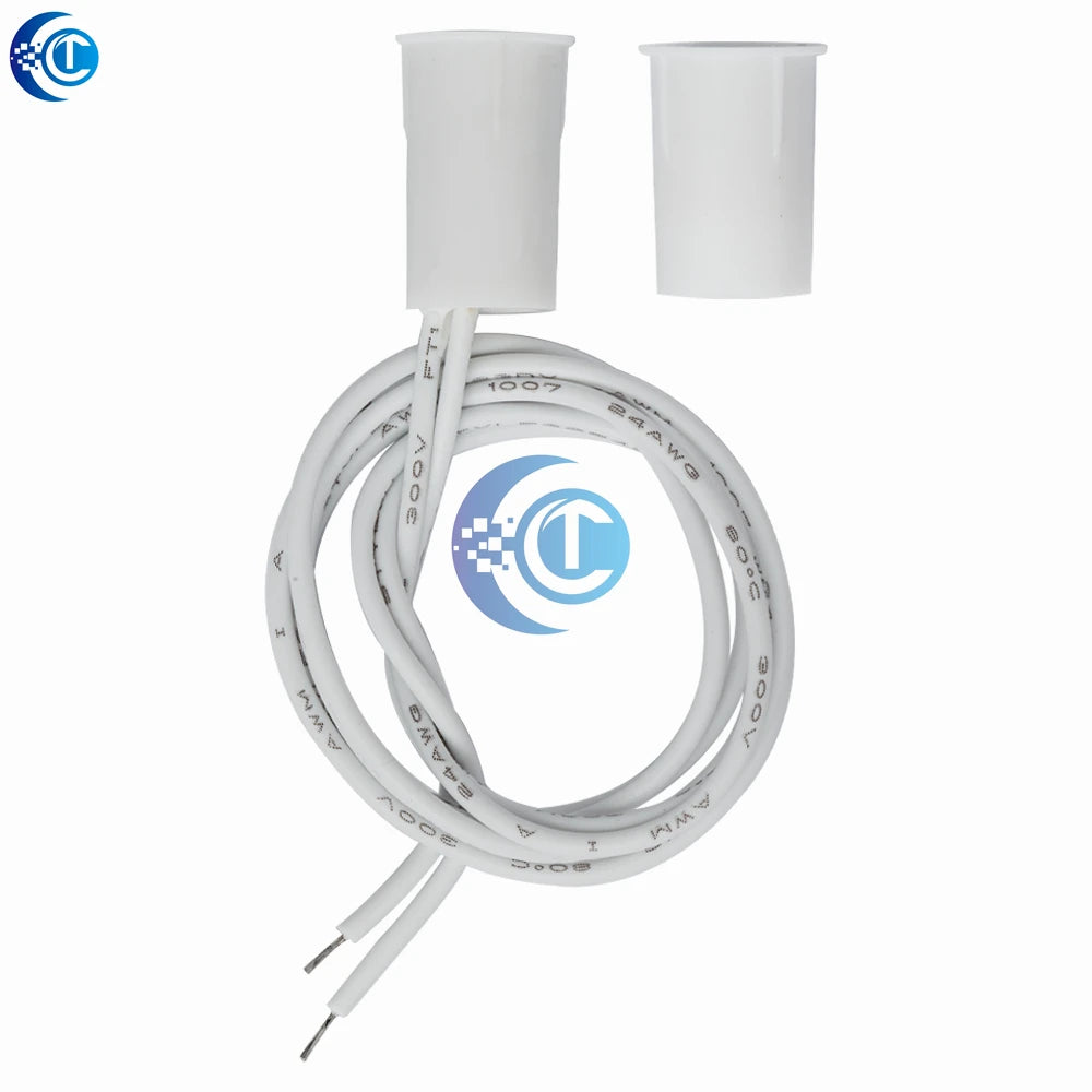1 Pair Home Security Magnetic Door/Window Alarm Sensor - RC-33/MC-33 Recessed Reed Switch (DC 100V 300mA)