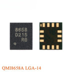 20pcs/1pc QMI8658 QMI8658A LGA-14 6-Axis Inertial Measurement Unit Gyroscope Accelerometer Sensor Chip QMA6100P QMC5883P QMC6308