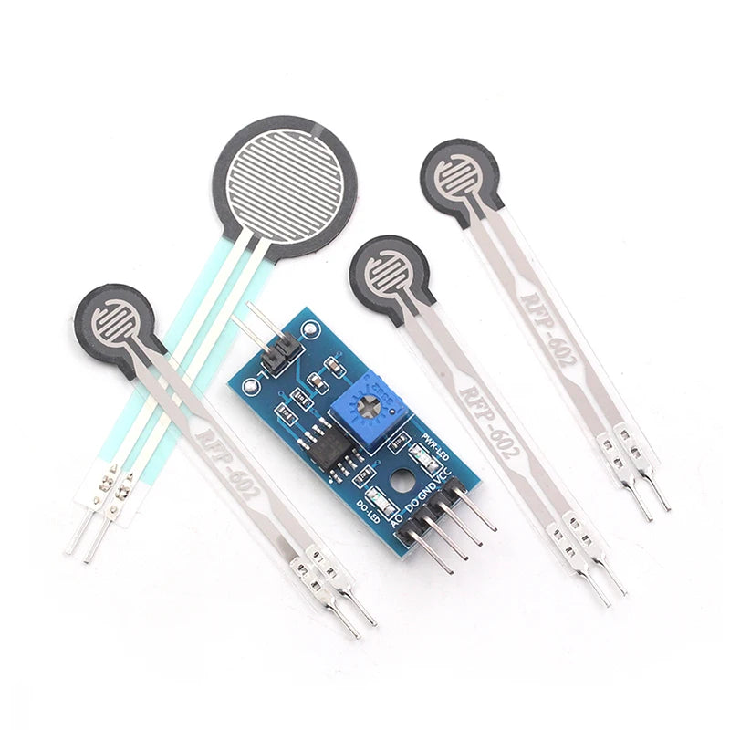 FSR402 Resistive Film Pressure Sensor Force Sensitive Resistor Thin Film RFP602 Weighing Sensor Module