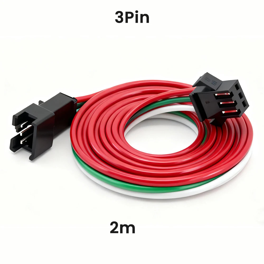 LED Extension Cable 22AWG Electric Wire 2Pin 3Pin 4Pin 5Pin Male Female JST Connector for WS2811 WS2812 WS2813 Strip