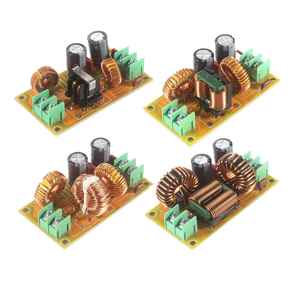 1pc 10/20A DC50V DC LC Filter DC Power Supply Filter Circuit For EMI Electromagnetic Interference Filter  Rectifier Filter Board