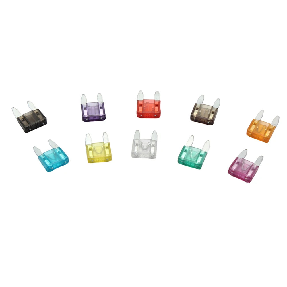 120Pcs Mini Profile Small Size Blade Car Fuse Assortment Set for Auto Car Truck Fusibles 12V 2.5/3/5/7.5/10/15/20/25/30/35A