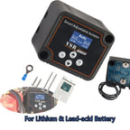 12V 140A Dual Battery Smart Isolator Display VSR Car Relay Voltage Setting Voltage Sensitive for Lithium & Lead-Acid Battery