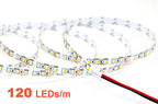 12V 24V LED Strip 2835 120LEDs/m Home Lamp Strip Pink Red Ice Blue Green Golden Yellow Orange Flexible Waterproof Soft Lamp Bar