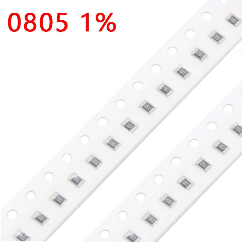 100pcs 0805 1% SMD Resistor 3.3 3.6 3.9 4.3 33 36 39 43 330 360 390 430 3.3K 3.6K 3.9K 4.3K 33K 36K 39K 43K 330K 360K 390K Ohm