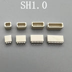 20pcs JST SH1.0 Connector 1.0mm Pitch SMT Vertical Horizontal Socket Horizontal 2P 3P 4P 5P 6P 7P 8P 9P 10P 11P 12P