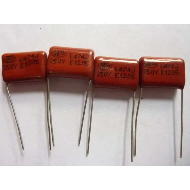 10pcs/100pcs CBB 474 250V 474J CL21 0.47uF 470nF P15 Metallized Polypropylene Film Capacitor