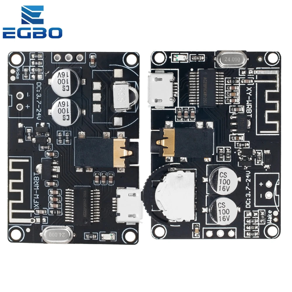 EGBO XY-WRBT Audio Receiver Board, Bluetooth 5.0, MP3 Lossless Decoder, Wireless Stereo Music Module