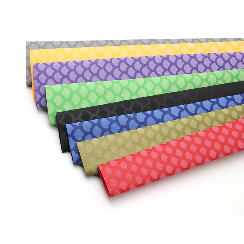 1m/pc﻿ Fish Scale Anti-slip Heat Shrink Tube Dia.15~45mm 2:1 Non-slip Handle Repair Electrical Cable Insulation Fishing Rod Wrap