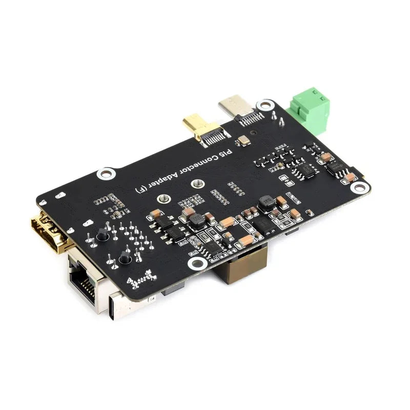 Raspberry Pi 5 PCIe To.2 NVME SSD Multi Function Adapter Board PoE Ethernet Power Over RJ45 Ethernet Driver-