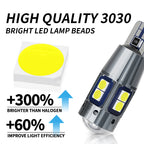 2PCS/10PCS T10 W5W 168 192 LED CANBUS No Error 3030 10SMD High Quality Car Tail Marker Parking Interior Auto Lamp 12V White Red