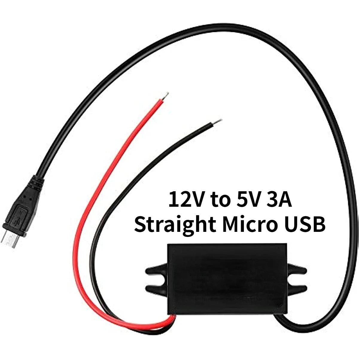 15W 12V 24V to 5V 3A DC-DC Step Down Buck Converter Regulator Power Supply Module Mini USB Micro USB Male Female Type-C Adapter