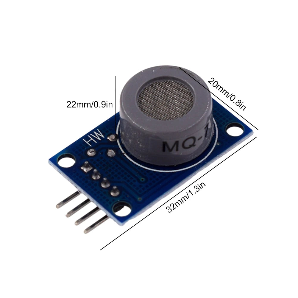 Gas Detection Module MQ-2 MQ-3 MQ-4 MQ-5 MQ-6 MQ-7 MQ-8 MQ-9  Gas Sensor Module Starter DIY Kit DC5V for Arduino