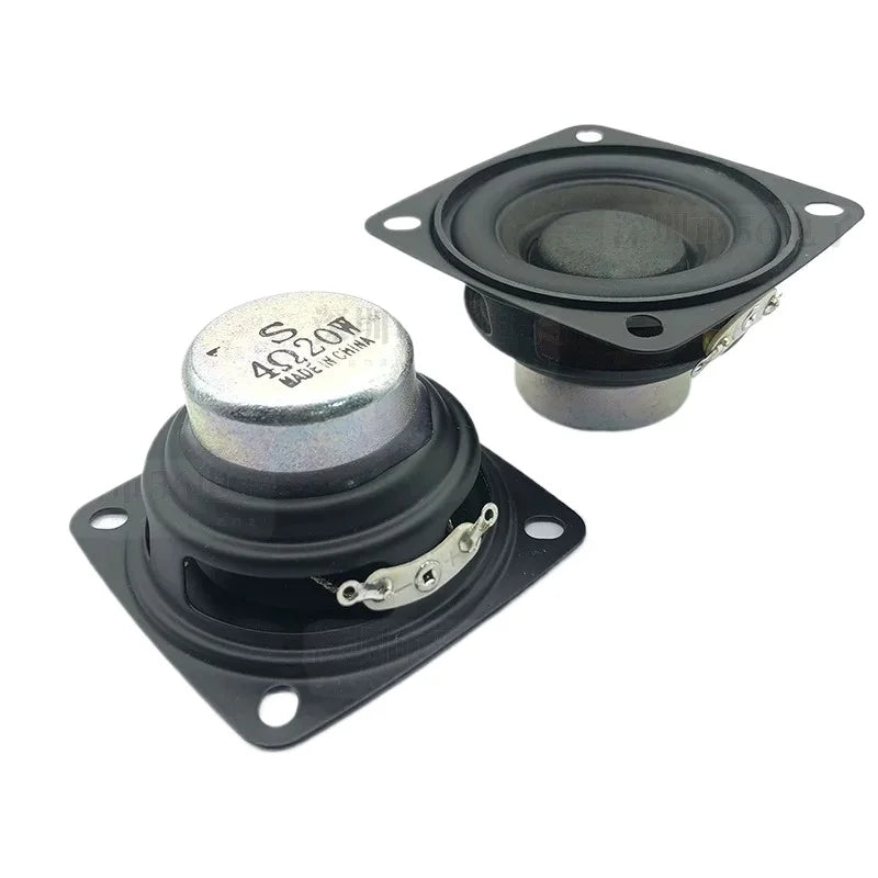 SOTAMIA 2Pcs 2 Inch Square Audio Full Range HiFi Speaker 4 Ohm 8 Ohm 20W 15W 10W 4R 8R DIY Soundbar Bluetooth Speaker