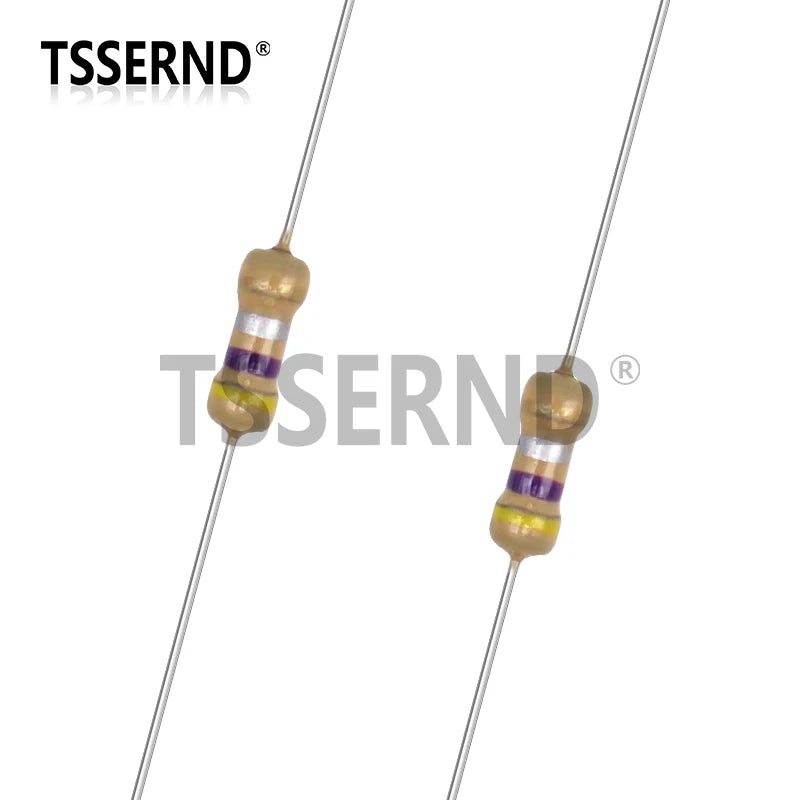 100PCS 1/4W Carbon Film Resistor 5% 0.25W 0R-22M 0 10 100 120 150 220 270 330 470 1K 2.2K 4.7K 10K 100K 470K 1M 10M 20M Ohms