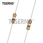 100PCS 1/4W Carbon Film Resistor 5% 0.25W 0R-22M 0 10 100 120 150 220 270 330 470 1K 2.2K 4.7K 10K 100K 470K 1M 10M 20M Ohms