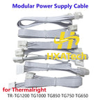 White High Quality PCIe 8p 6+2P CPU 8P(4+4) SATA Molex Modular Power Cable for Thermalright TR-TG1200w TG1000 TGTG850 TG750w
