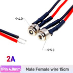 1/3/5 Pair Circular Shape Magnetic Pogo Pin Connector 1 2 3 4 5 Pole Male Female Probe DC Power Charging Round Profile