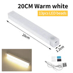 Motion Sensor Light Wireless LED Night Light Rechargeable Night Lamp Closet Cabinet Wardrobe Lamp Kitchen Staircase Backlight