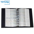 0201 0402 0603 0805 1206 1210 2010 2512 SMD Resistor Sample Book 0.1%1%5% Tolerance 170 Value Classification Resistor Kit 0R~10M