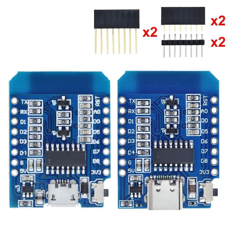 WeMos D1 Mini ESP8266 ESP-12F ESP12 Module WiFi Development Board Micro USB 3.3V Based On ESP-8266EX 11 Digital Pin For Arduino