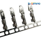 100PCS KF2510 Cold-Pressed Terminal 2.54MM Spacing Connect Reed Terminal Copper Line Pressing Female Terminal Reeds