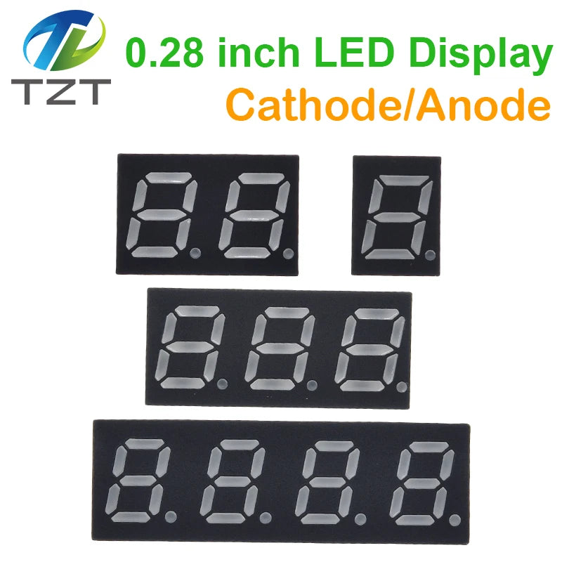 1/10PCS 0.28 Inch Digital Tube LED Display 1Bit 2Bit 3Bit 4Bit Display Common Anode / Cathode 0.28" 7 Segment Led Display Board