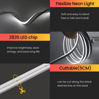24V IP67 Waterproof Neon Strip SMD2835 1M-20M White/Blue/Pink/Yellow/Green/Orange TV BackLight Home Decor Silicon Tube LED Light