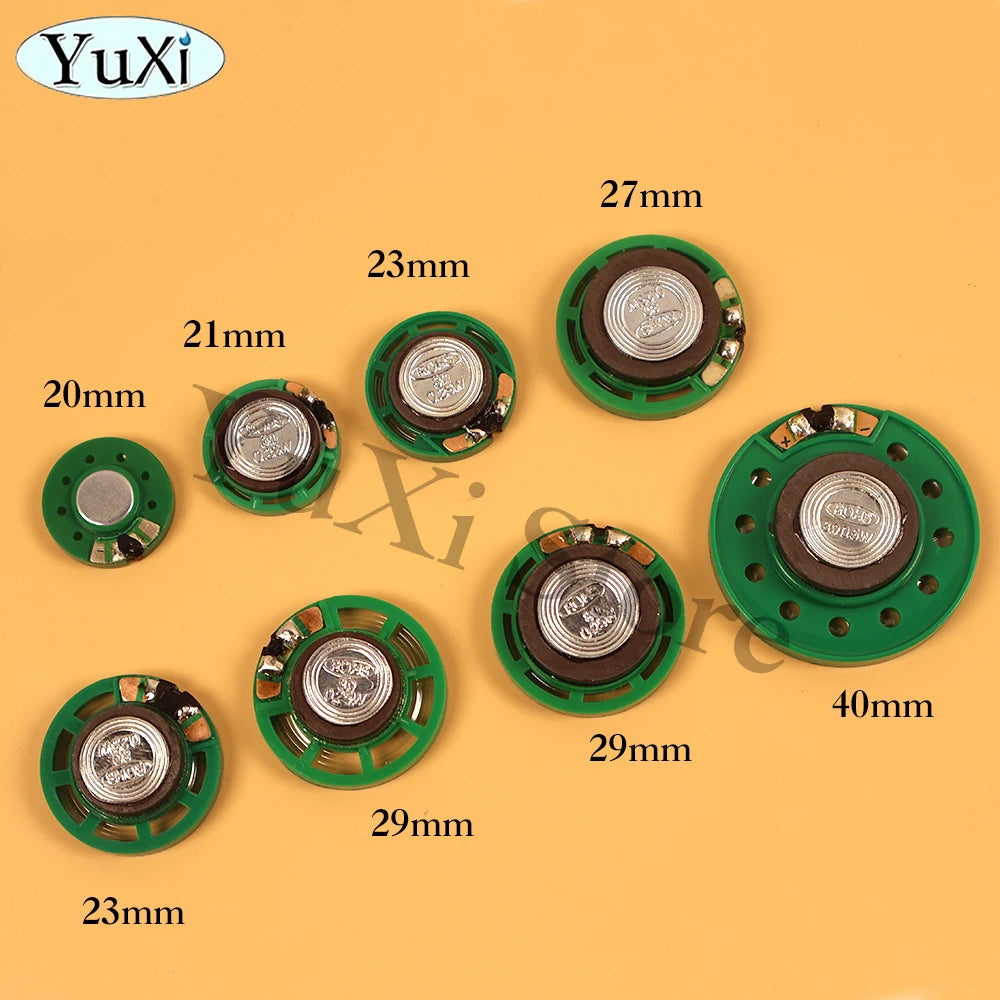 2Pcs 8 Ohm 0.25W 0.5W Horn Loudspeaker 8R Diameter 20mm 21mm 23mm 27mm 29mm 36mm 40mm LoudSpeakers