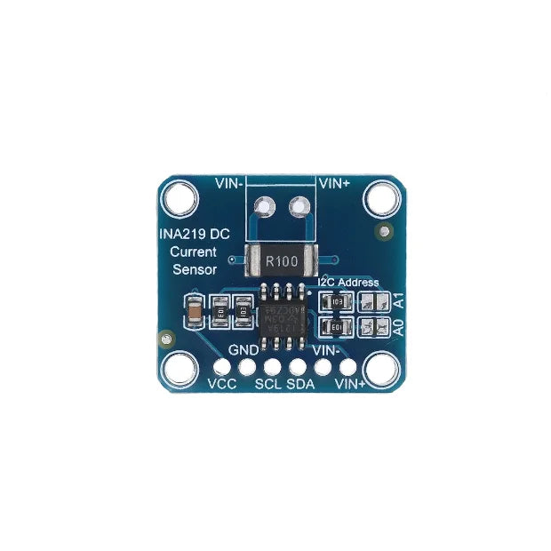 Hongtai Technology MCU-219 INA219 I2C Interface Zero Drift Bidirectional Current Power Monitoring Sensor Module