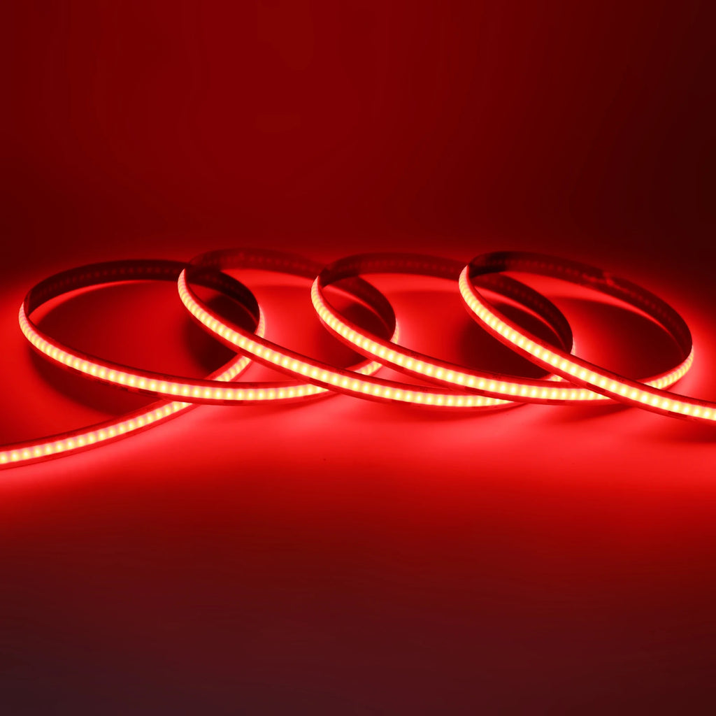 3MM 5MM 8MM COB LED Strip With 1.5M ON/OFF Switch 5V USB 320LEDs/m Warm White Red Green Blue Yellow Pink Flexible Tape for Room