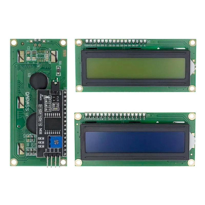 LCD1602 I2C LCD Module Blue / Yellow Green Screen 16x2 Character LCD Display 5V PCF8574 PCF8574T IIC Adapter Llate for Arduino