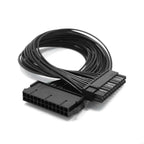 2025 New ATX 24 Pin Motherboard Power Extension Cable Internal PC PSU ATX 24 Pin Male To 24 Pin Female Extension Power Cable