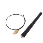 1Pcs 2.4G WiFi Antenna 3dBi Foldable Antena 2.4GHz SMA Male for Wireless Router + PCI U.FL IPX to SMA Female 1.13 Pigtail Cable