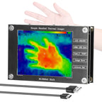 Infrared camera,MLX90640 digital infrared camera, portable thermal camera,2.8 inch LCD display,built-in battery, high precision.