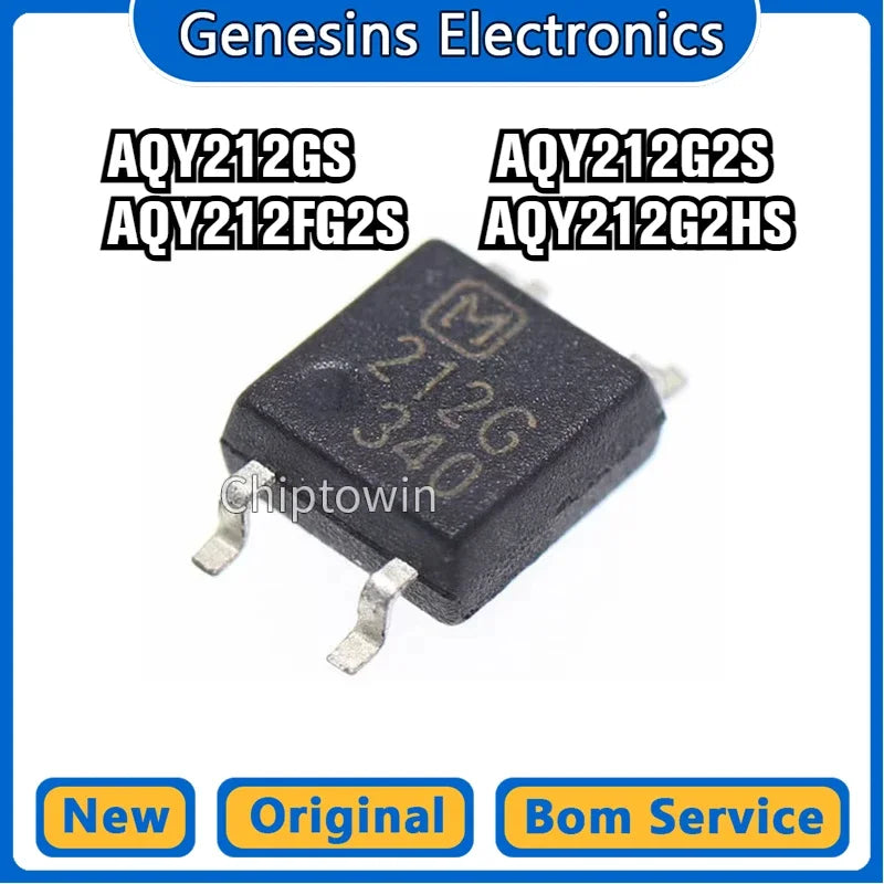 10 pcs / 100 pcs AQY212GS AQY212G2S AQY212FG2S AQY212GSHS optocoupler