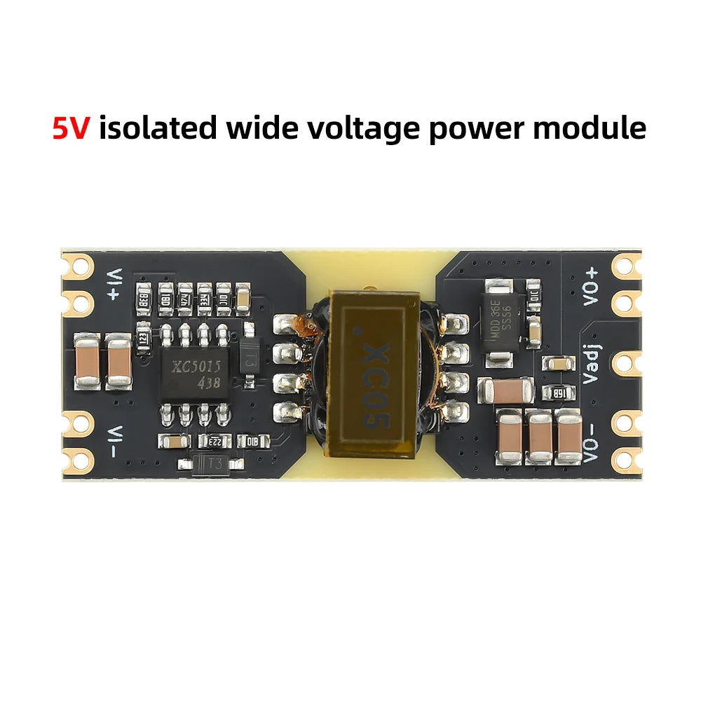 XC5015 Isolated DC Power Module Wide Volt 9-42V to ±5V/±12V Step-Down Stabilizer Low-Ripple Power Supply Module Reserved LDO