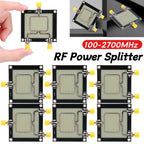 100-2700MHz RF Power Splitter 25W 2-Way Divider Low Insertion Loss Microstrip Power Divider High Gain RF Combiner