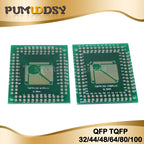 10PCS PCB Board SMD Turn To DIP 0805 0603 0402 SOT23 SOP MSOP SSOP TSSOP 8 10 14 16 20 24 28 SMT To DIP Adapter Converter Plate