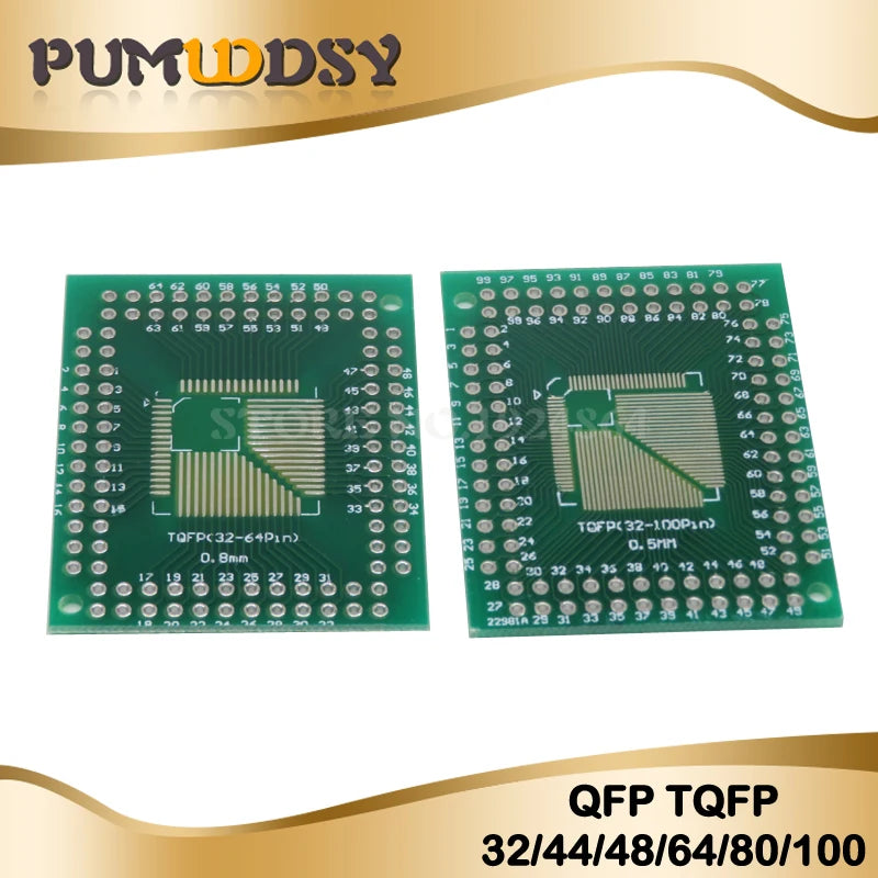 10PCS PCB Board SMD Turn To DIP 0805 0603 0402 SOT23 SOP MSOP SSOP TSSOP 8 10 14 16 20 24 28 SMT To DIP Adapter Converter Plate