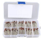 200 Pcs 10Value 1W Zener Diode Assorted Kit Set 1N4728-1N4737 3.3V-7.5V Sample Box