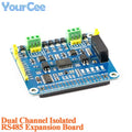 2 Channel Isolated CAN Expansion HAT MCP2515 SN65HVD230 Multi Onboard Protection Circuit for Raspberry Pi STM32 RS485